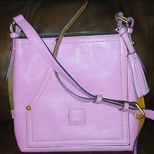 Dooney & Bourke Pink Leather Crossbody Bag